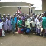 Children’s first day at local school which is located 5killometers from their home